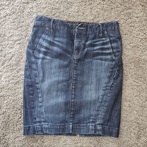 Express Indigo Pencil Skirt